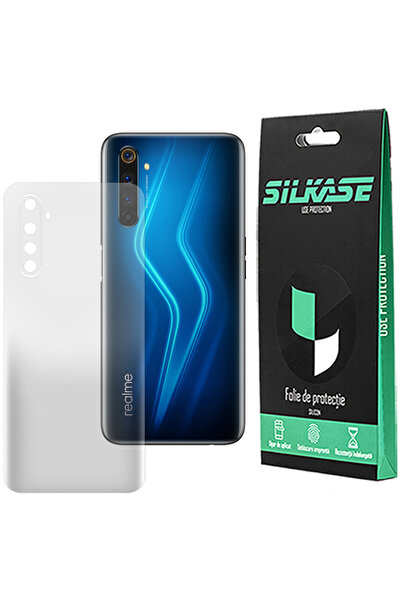 SILKASE Matte back film for Realme 6 Pro, back protection, silicone