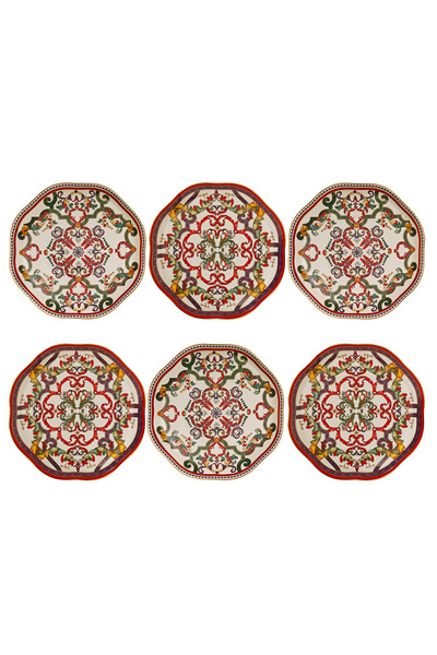 Lucky Art Velora Bone 20 Cm 6Li Tabak Seti