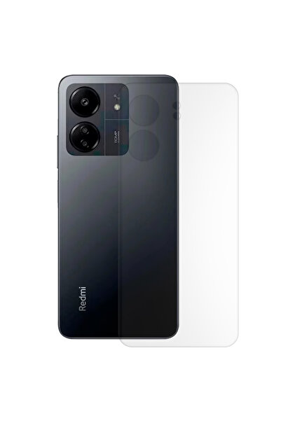 SILKASE Folie spate mata pentru Xiaomi Redmi 13C, protectie spate, silicon