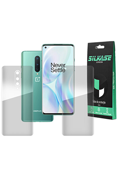 SILKASE Set 2 folii pentru OnePlus 8, protectie telefon, silicon
