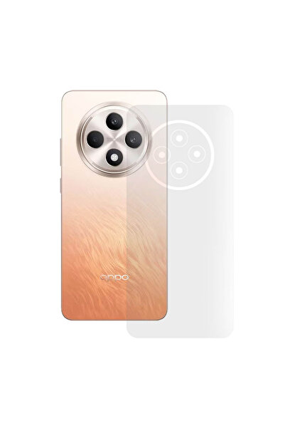 SILKASE Matte back film for Oppo Reno 12 F, back protection, silicone