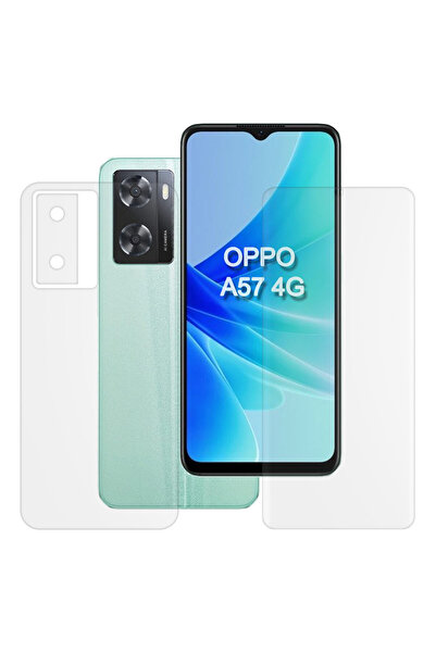 SILKASE Set of 2 matte foils for OPPO A57 4G, phone protection, silicone