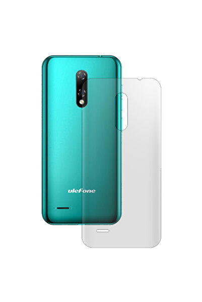 SILKASE Folie spate mata pentru Ulefone Note 8, protectie spate, silicon
