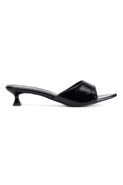 Satenora Lavi Short Heeled Pointed Toe Slippers