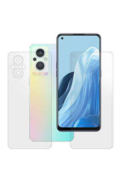 SILKASE Set of 2 matte films for OPPO Reno7 Lite 5G, phone protection, silicone