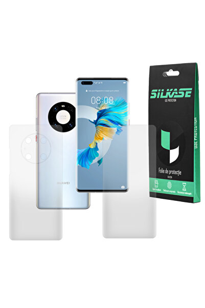 SILKASE Set 2 folii mate pentru Huawei Mate 40 Pro, protectie telefon, silicon