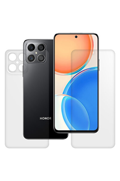SILKASE Set of 2 matte films for HONOR X8, phone protection, silicone
