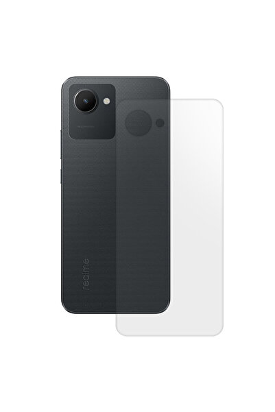SILKASE Matte back film for Realme C30, back protection, silicone