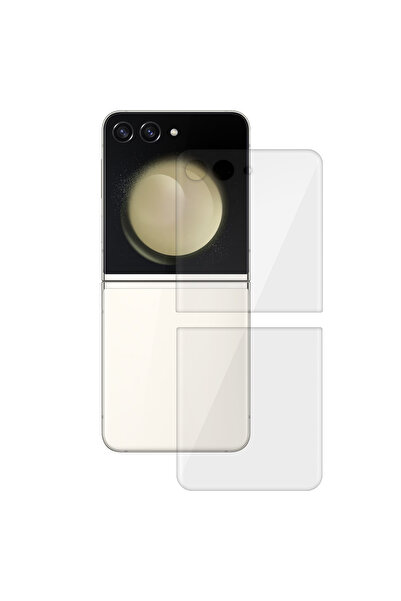 SILKASE Θήκη πλάτης για Samsung Galaxy Z Flip5, προστασία πλάτης, σιλικόνης