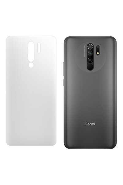 SILKASE Ματ μεμβράνη πλάτης για Xiaomi Redmi 9, προστασία πλάτης, σιλικόνη