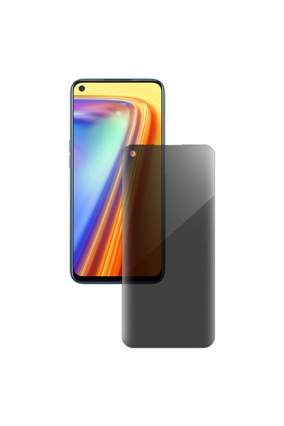 SILKASE Φιλμ ιδιωτικότητας για Realme 7, προστατευτικό οθόνης, σιλικόνης