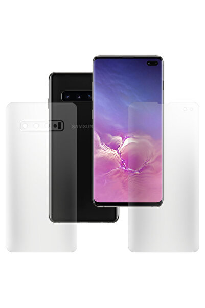SILKASE Σετ 2 ματ προστατευτικών μεμβρανών για Samsung S10 Plus, προστασία τη...