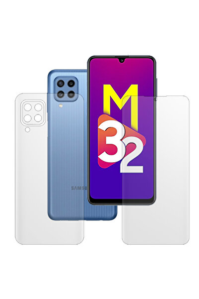 SILKASE Set of 2 matte films for Samsung Galaxy M32, phone protection, silicone