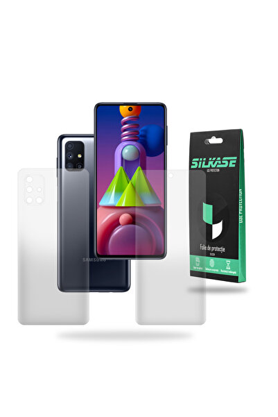 SILKASE Set of 2 matte foils for Samsung M51, phone protection, silicone