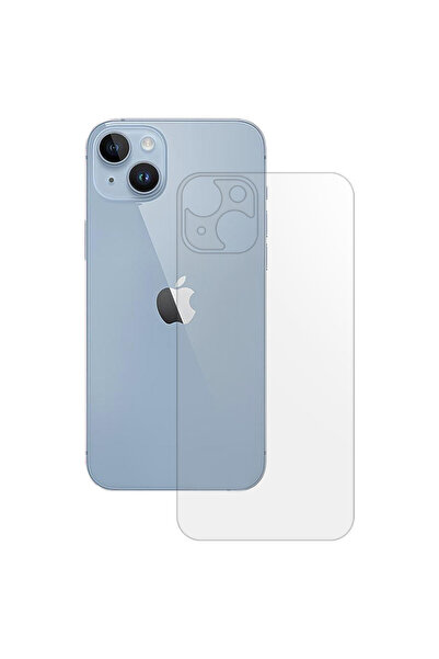 SILKASE Matte back film for Apple iPhone 14 Plus, back protection, silicone