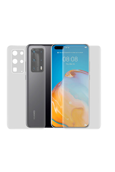 SILKASE Комплект от 2 защитни фолиа за Huawei P40 Pro + Plus, силиконови