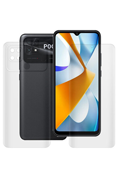 SILKASE Σετ 2 ματ μεμβρανών για Xiaomi Poco C40, προστασία τηλεφώνου, σιλικόνης