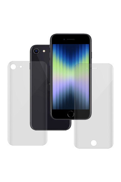 SILKASE Σετ 2 φιλμ προστασίας για Apple iPhone SE 3 2022, προστασία τηλεφώνου...