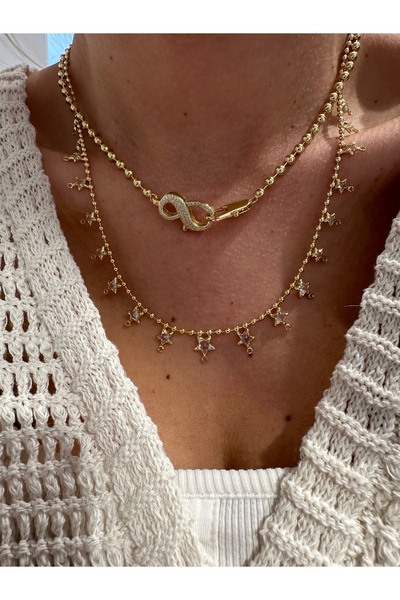 GLARE JEWELRY CO سلسلة دوريكا من الفولاذ المقاوم للصدأ مرصعة بالزركون الفاخر ...