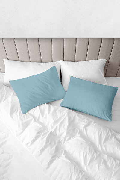 Monolisse Σετ 2 μαξιλαροθηκών από 100% οργανικό βαμβάκι Akfil - 50x70 cm Ανοι...