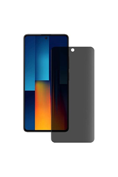 SILKASE Folie privacy mata pentru Xiaomi Poco M6 Pro, protectie ecran, silicon