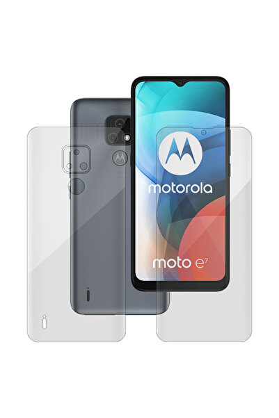 SILKASE Set of 2 foils for Motorola Moto E7 Plus, phone protection, silicone