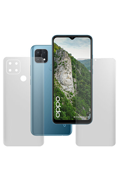 SILKASE Set of 2 matte foils for Oppo A15, phone protection, silicone