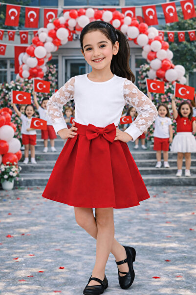 HER ŞEY NOTA www.herseynota.com Момичешко бяло боди с десен на пеперуди – Тен...