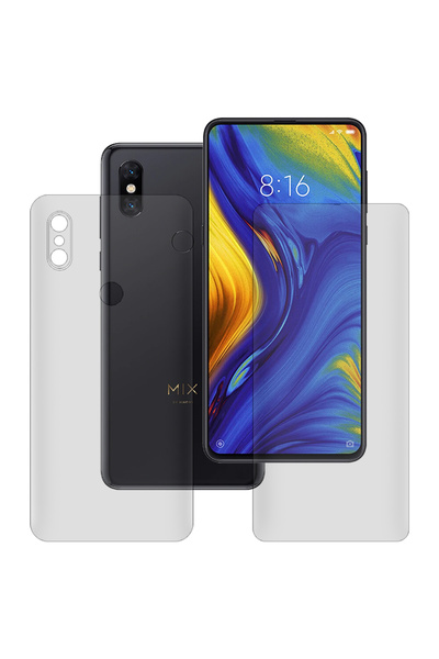 SILKASE Σετ 2 ματ προστατευτικών μεμβρανών για Xiaomi Mi MIX 3, προστασία τηλ...