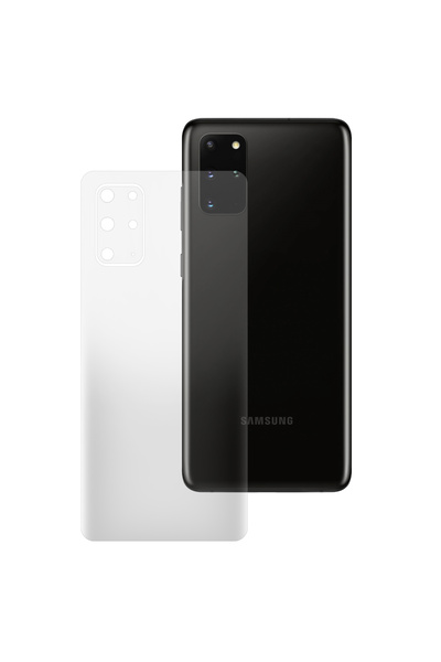 SILKASE Ματ μεμβράνη πλάτης για Samsung S20 Plus, προστασία πλάτης, σιλικόνη