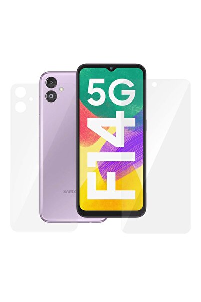 SILKASE Set of 2 foils for Samsung Galaxy F14, phone protection, silicone