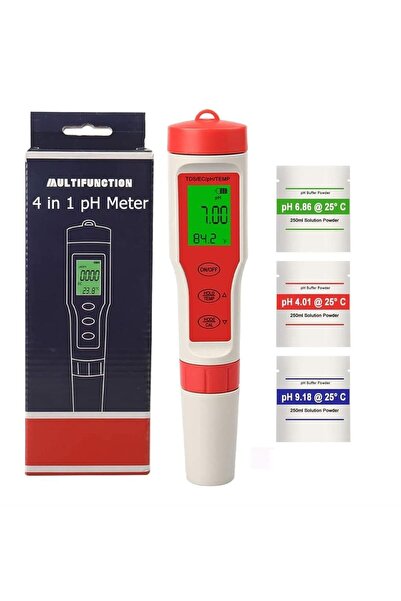 GüneyDoğuTopraksızTarımm Ph Metre Tds Metre Sıcaklık Ec Ölçer 4ü 1 Arada Ölçü...