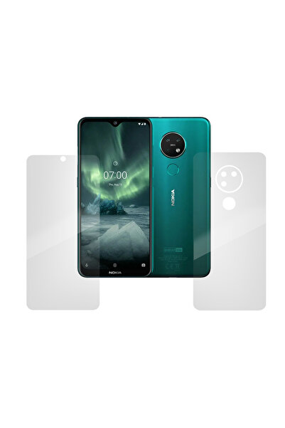 SILKASE Set of 2 foils for Nokia 7.3, phone protection, silicone
