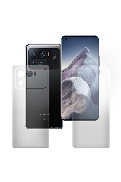 SILKASE Set of 2 matte films for Xiaomi Mi 11 Ultra, phone protection, silicone