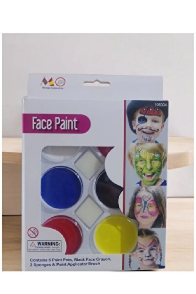Niyet PALYAÇO YÜZ BOYASI 6 LI YÜZ BOYAMA PALETİ FACE PAİNT COLORS