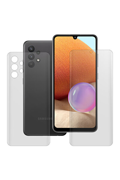 SILKASE Set of 2 matte foils for Samsung A32 5G, phone protection, silicone