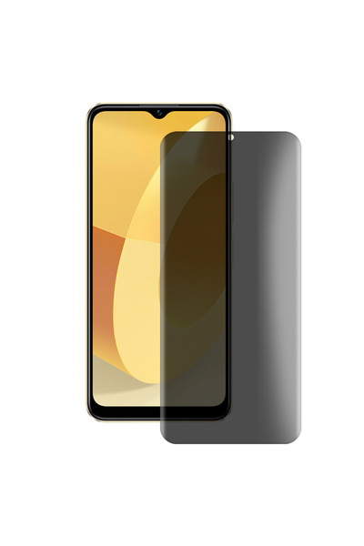 SILKASE Ματ μεμβράνη ιδιωτικότητας για Vivo Y16, προστατευτικό οθόνης, σιλικόνης