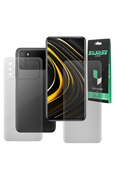 SILKASE Σετ 2 προστατευτικών μεμβρανών για Xiaomi Poco M3, προστασία τηλεφώνο...