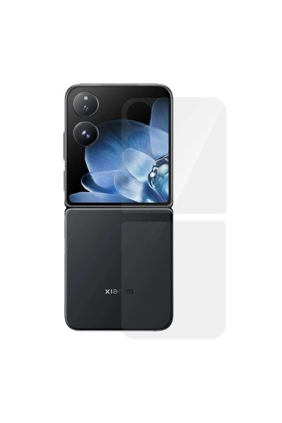 SILKASE Θήκη πλάτης για Xiaomi Mix Flip, προστασία πλάτης, σιλικόνη