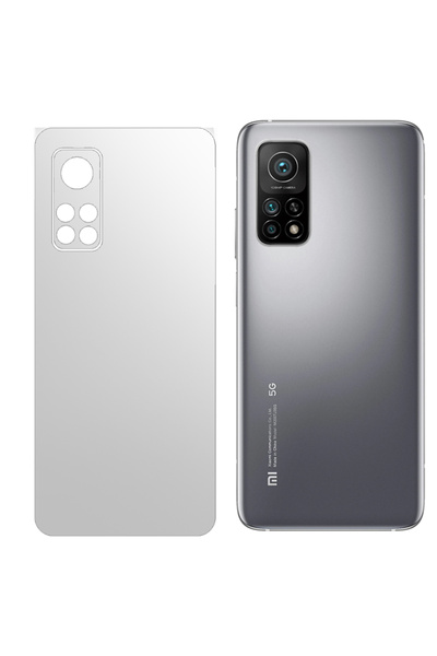 SILKASE Folie spate mata pentru Xiaomi Mi 10T Pro, protectie spate, silicon