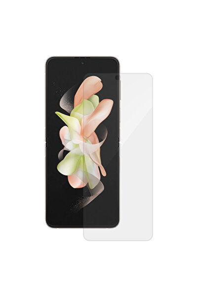 SILKASE Фолио за Samsung Galaxy Flip 4, протектор за екран, силиконов