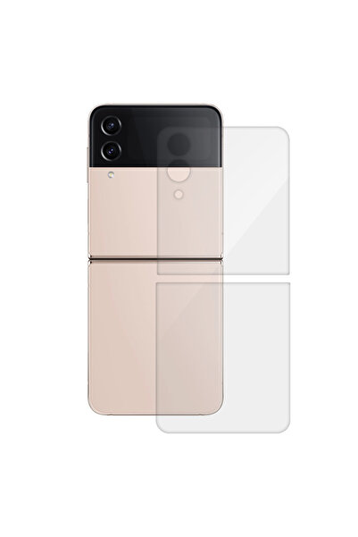 SILKASE Заден калъф за Samsung Galaxy Flip 4, защита на гърба, силиконов