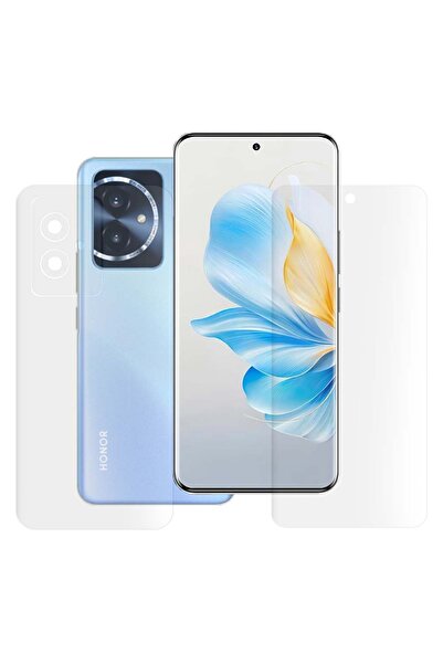 SILKASE Set of 2 matte foils for Honor 100, phone protection, silicone