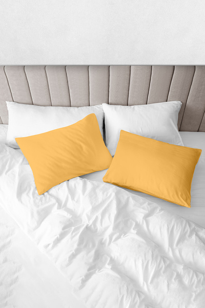 Monolisse Set de 2 huse de pernă Akfil din bumbac organic 100% - 50x70 cm Pum...