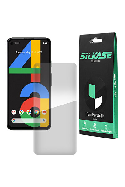 SILKASE Folie pentru Google Pixel 4a, protectie ecran, silicon