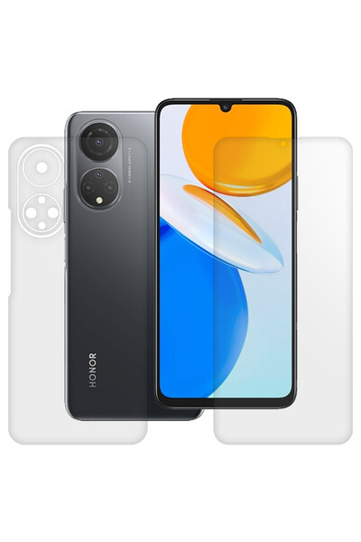 SILKASE Set of 2 matte films for HONOR X7, phone protection, silicone