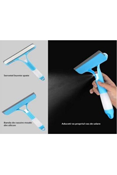 SimpluAcasa SET 2X Multifunctional 3-in-1 Window Cleaner: Sprayer, Microfiber...