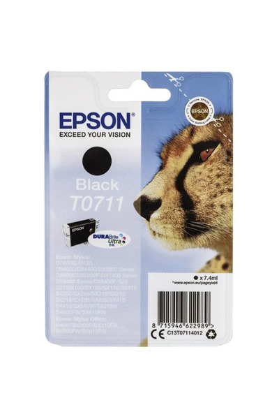 EPSON T0711 - black - original - ink cartridge