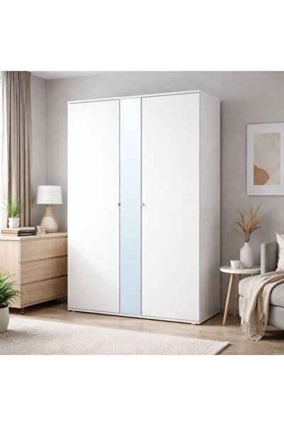 Al Saadah Home Quick Sale Wardrobe with Two Doors, White