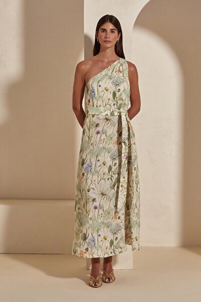 Dahlia Bianca Jolie Çiçek Desenli Maxi Elbise